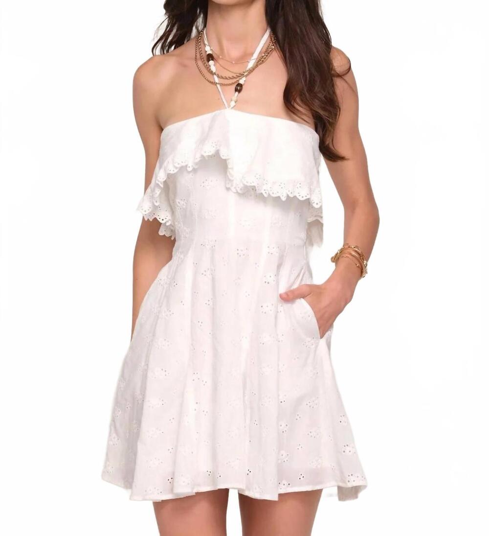 NEW HEARTLOOM aveline dress in white